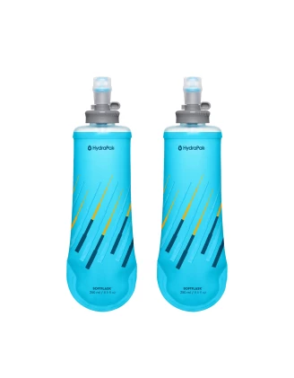 Zestaw miękkich butelek HydraPak PocketFlask 250 ml 2 Pack - malibu blue