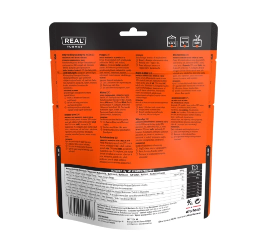 Żywność liofilizowana Real Turmat Gulasz z renifera 460 g