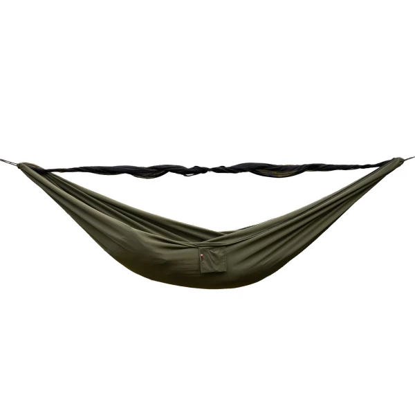 Hamak TigerWood Ważka V1 Long Double Zip z Moskitierą, Khaki