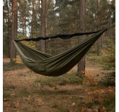 Hamak TigerWood Ważka V1 Long Double Zip z Moskitierą, Khaki