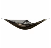 Hamak TigerWood Ważka V1 Long Pocket z Moskitierą, Khaki