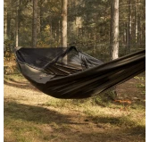 Hamak TigerWood Ważka V1 Long Pocket z Moskitierą, Khaki