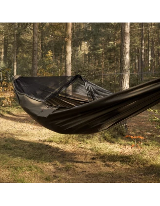 Hamak TigerWood Ważka V1 Long Pocket z Moskitierą Khaki | imag24.pl