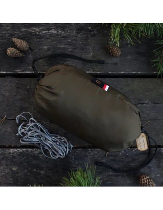 Hamak TigerWood Ważka V1 Long Pocket z Moskitierą Khaki | imag24.pl