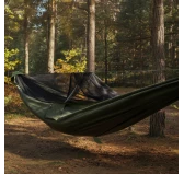 Hamak TigerWood Ważka V1 Long Pocket z Moskitierą, Zielony