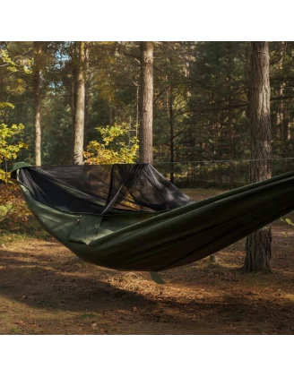 Hamak TigerWood Ważka V1 Long Pocket z Moskitierą Zielony | imag24.pl