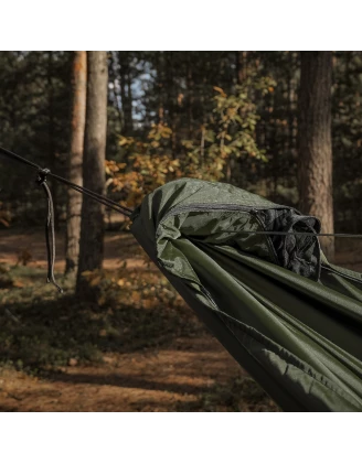 Hamak TigerWood Ważka V1 Long Pocket z Moskitierą Zielony | imag24.pl