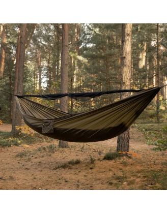 Hamak TigerWood Ważka V1 z Moskitierą Double Zip Khaki - imag24.pl