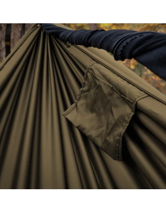 Hamak TigerWood Ważka V1 z Moskitierą Double Zip Khaki - imag24.pl