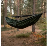 Hamak TigerWood Ważka V1 z Moskitierą Double Zip Zielony