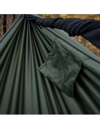 Hamak TigerWood Ważka V1 Moskitiera Double Zip Zielony - imag24.pl