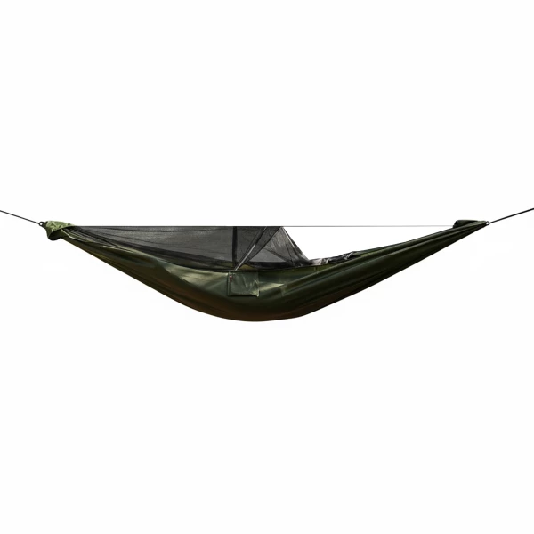 Hamak TigerWood Ważka V1 Pocket z moskitierą, zielony