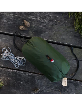 Hamak TigerWood Ważka V1 Pocket z Moskitierą Zielony - imag24.pl