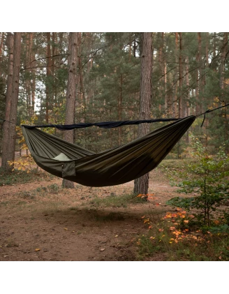 Hamak TigerWood Ważka V2 Long Double Zip Khaki - imag24.pl