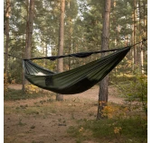 Hamak TigerWood Ważka V2 Long z Moskitierą Double Zip – Zielony