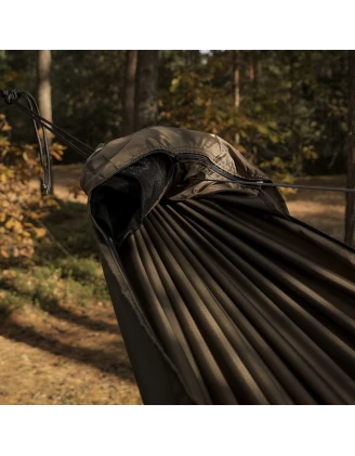 Hamak TigerWood Ważka V2 Long Pocket z Moskitierą Khaki - imag24.pl