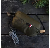 Hamak TigerWood Ważka V2 Long Pocket z Moskitierą, Khaki