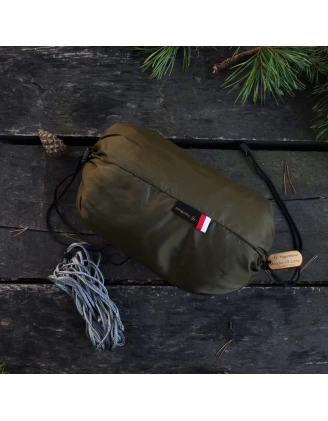 Hamak TigerWood Ważka V2 Long Pocket z Moskitierą Khaki - imag24.pl