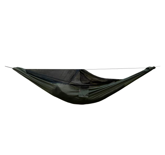 Hamak TigerWood Ważka V2 Long Pocket z moskitierą zielony | imag24.pl