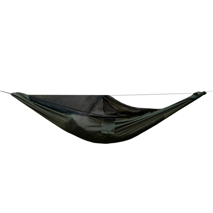 Hamak TigerWood Ważka V2 Long Pocket z moskitierą zielony | imag24.pl