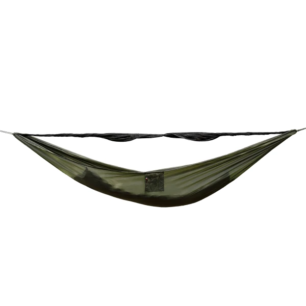 Hamak TigerWood Ważka V2 Double Zip z moskitierą, zielony