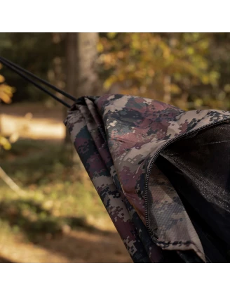 Hamak TigerWood Ważka V2 Kamuflaż z Moskitierą Pocket | imag24.pl