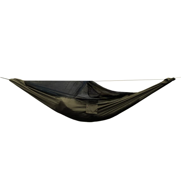 Hamak TigerWood Ważka V2 Pocket z Moskitierą, Khaki