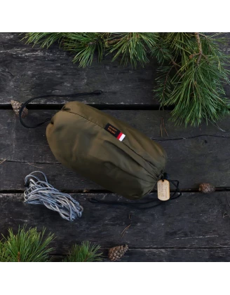 Hamak TigerWood Ważka V2 Pocket z Moskitierą Khaki - Lekki i Wytrzymały na Biwak