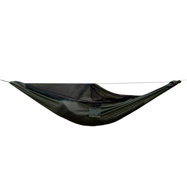 Hamak TigerWood Ważka V2 Pocket z Moskitierą, Zielony