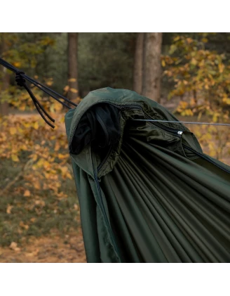 Hamak TigerWood Ważka V2 Pocket z Moskitierą Zielony - imag24.pl