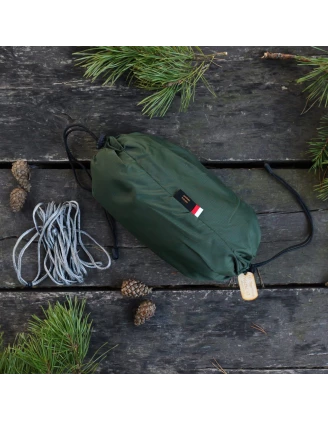 Hamak TigerWood Ważka V2 Pocket z Moskitierą Zielony - imag24.pl