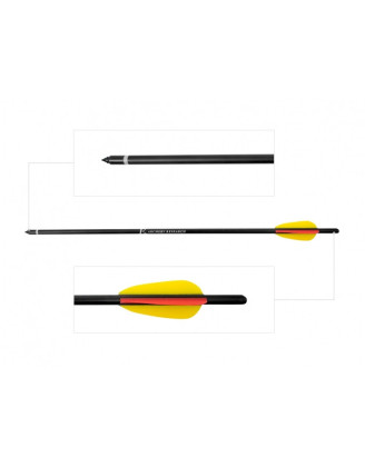 Bełt Poe Lang EK aluminiowy 20" - tarczowy gładki, syntetyczne lotki!