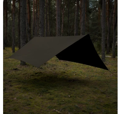 Tarp TigerWood T2 3x3, ciemny khaki/czarny