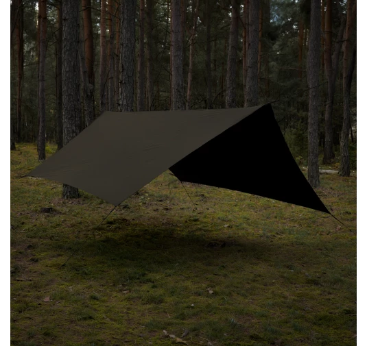 Tarp TigerWood T2 3x3, ciemny khaki/czarny