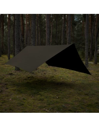 Tarp TigerWood T2 3x3, ciemny khaki/czarny