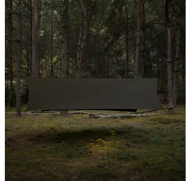 Tarp TigerWood T2 3x4, ciemny khaki/czarny