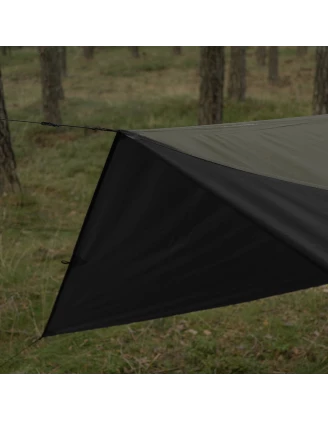 Tarp TigerWood T2 3x4, oliwkowo/czarny