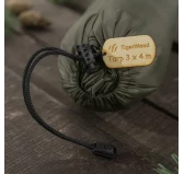 Tarp TigerWood T2 3x4, oliwkowo/czarny