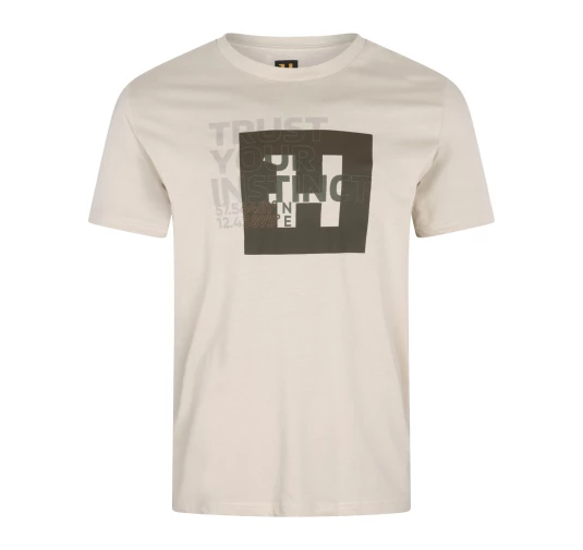 Koszulka Męska Härkila Heim Bawełna Krótki Rękaw Outdoor