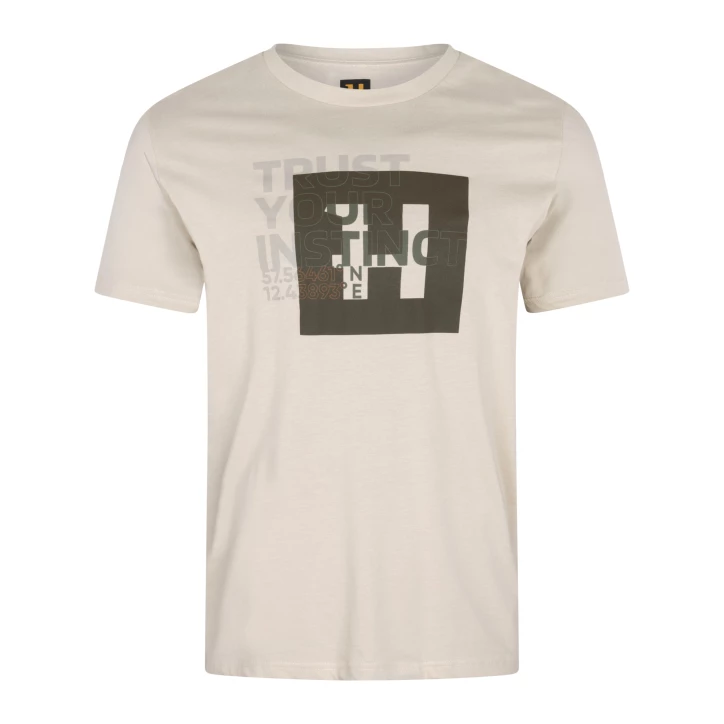 Koszulka Męska Härkila Heim Bawełna Krótki Rękaw Outdoor