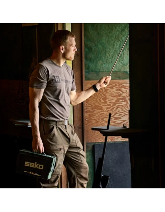 Koszulka Harkila Identity Męska Brązowa Melange M | imag24.pl