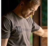 Harkila Identity Koszulka Męska Brązowa Melange 3XL