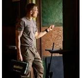 Koszulka Harkila Identity Brązowy melange 4XL