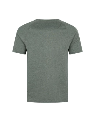 Koszulka Härkila Instinct Green Melange 4XL - Męska, Bawełna/Poliester