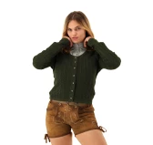 Sweter myśliwski damski OS-Trachten - oliwkowy