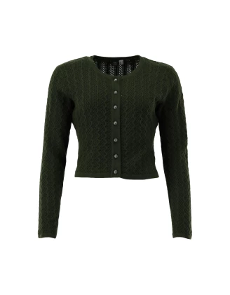 Sweter myśliwski damski OS-Trachten - oliwkowy