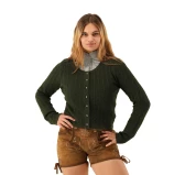 Sweter myśliwski damski OS-Trachten - oliwkowy