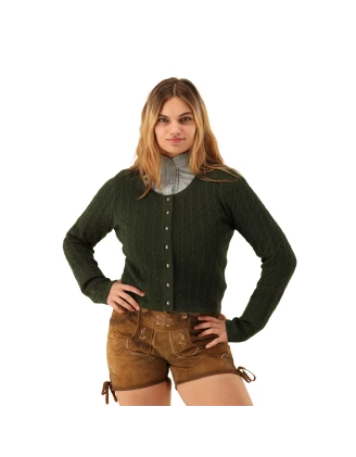 Sweter myśliwski damski OS-Trachten - oliwkowy