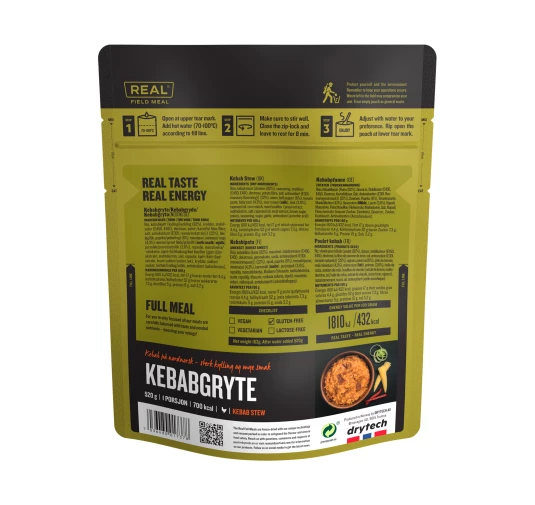 Żywność liofilizowana Real Turmat Field Meal Gulasz kebab 520 g