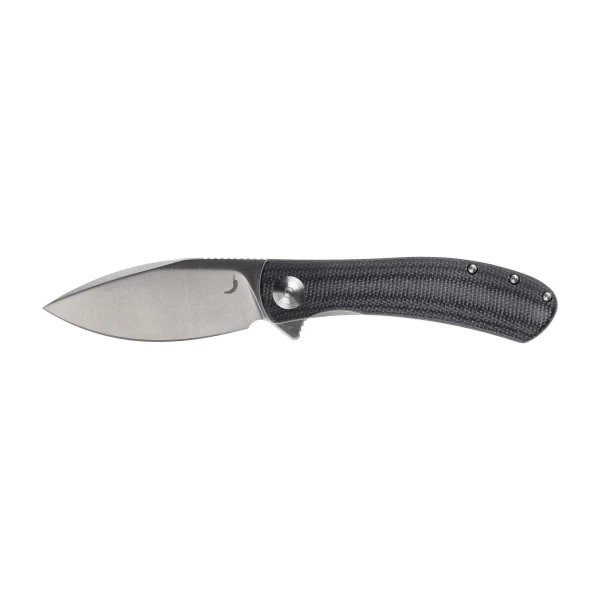 Nóż Składany Trollsky Knives Mandu EVO MTE008 Liner Lock, Satin 14C28N, Black Micarta